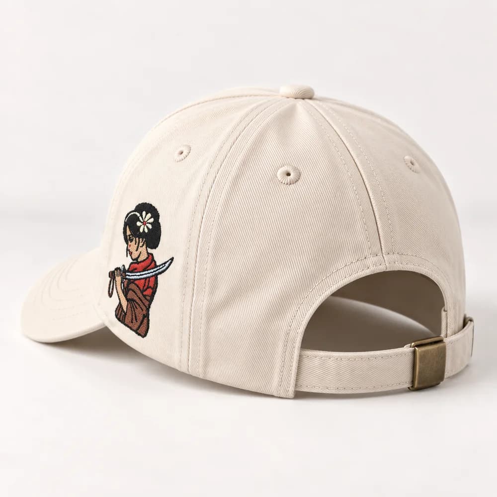 Casquette AMARYO sable : trois-quarts dos
