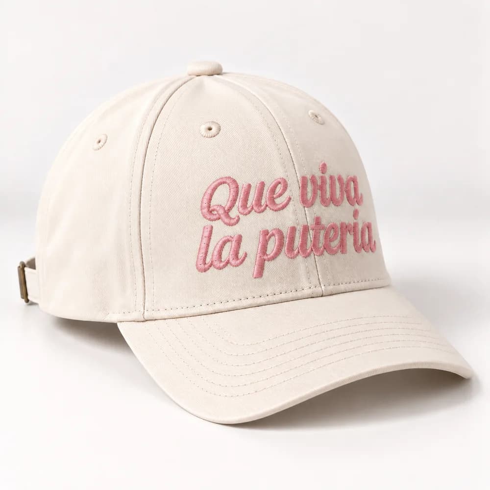 Casquette AMARYO sable : trois-quarts face
